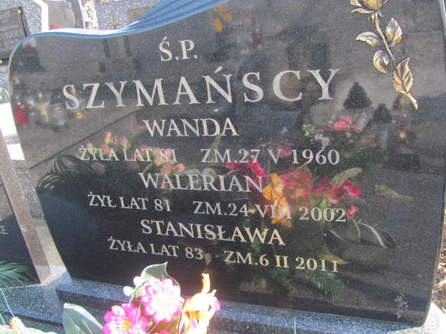 Wanda Szymańska 1879 Jasienica - Grobonet - Wyszukiwarka osób pochowanych