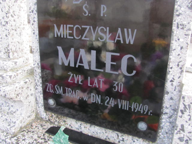 Mieczysław Malec 1919 Jasienica - Grobonet - Wyszukiwarka osób pochowanych